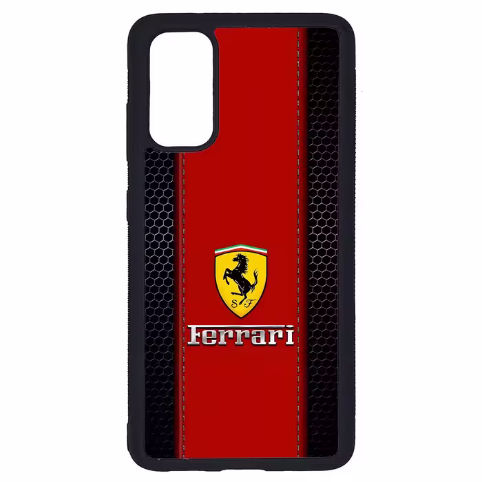 کاور طرح فراری Ferrari کد G-169 مناسب برای گوشی موبایل سامسونگ Galaxy S20 | دیجی قاب دونی