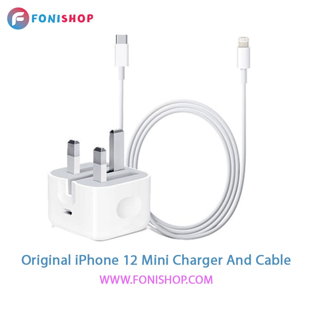 کابل و شارژر اصلی آیفون iPhone 12 Mini