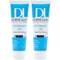 کرم مرطوب کننده پوست چرب درمالیفت مدل Hydralift AC Cream حجم 50 میلی لیتر بسته دو عددی