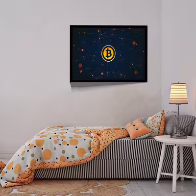 تابلو مدل bitcoin network کد F-11019