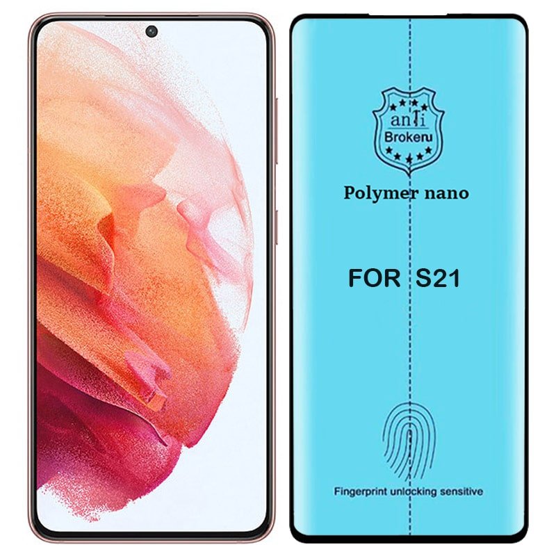 برچسب PMMA محافظ صفحه نمایش اورجینال مناسب برای گوشی Samsung Galaxy S21 مدل پلیمر نانو