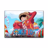 تابلو شاسی گوفی مدل مانکی دی لوفی انیمه وان پیس طرح Luffy One Piece Anime کد TARO54 | دنیای قاب