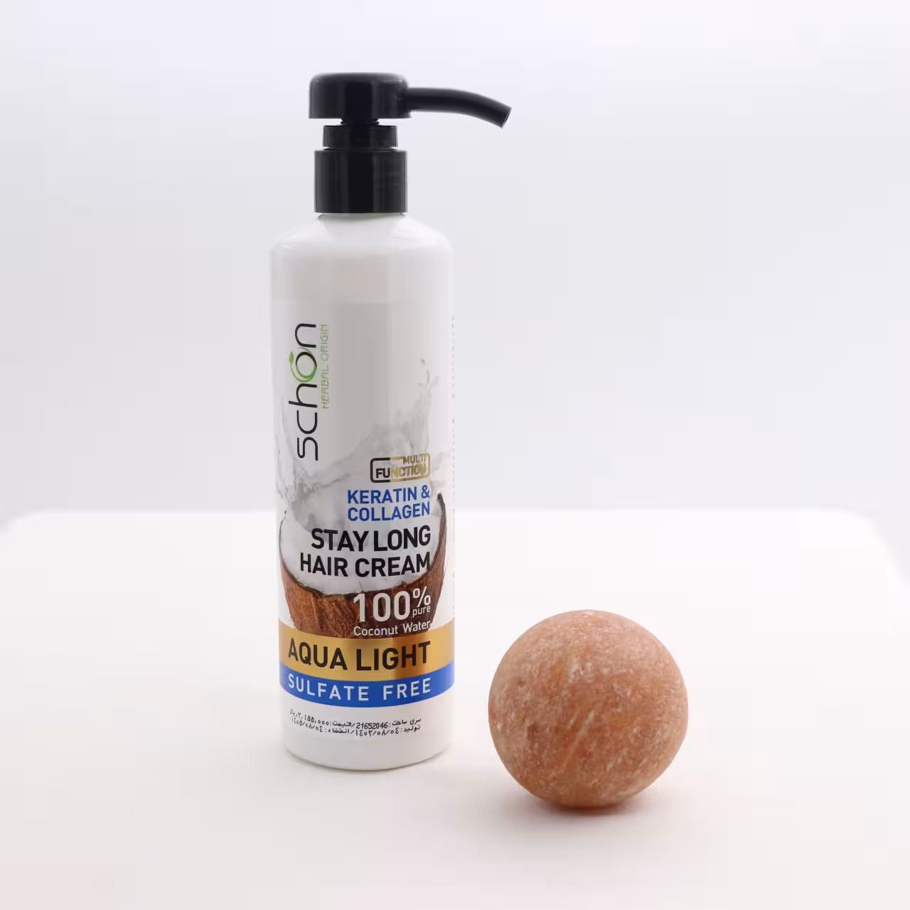 کرم موی آکوالایت شون حاوی روغن نارگیل 300 میل 90633