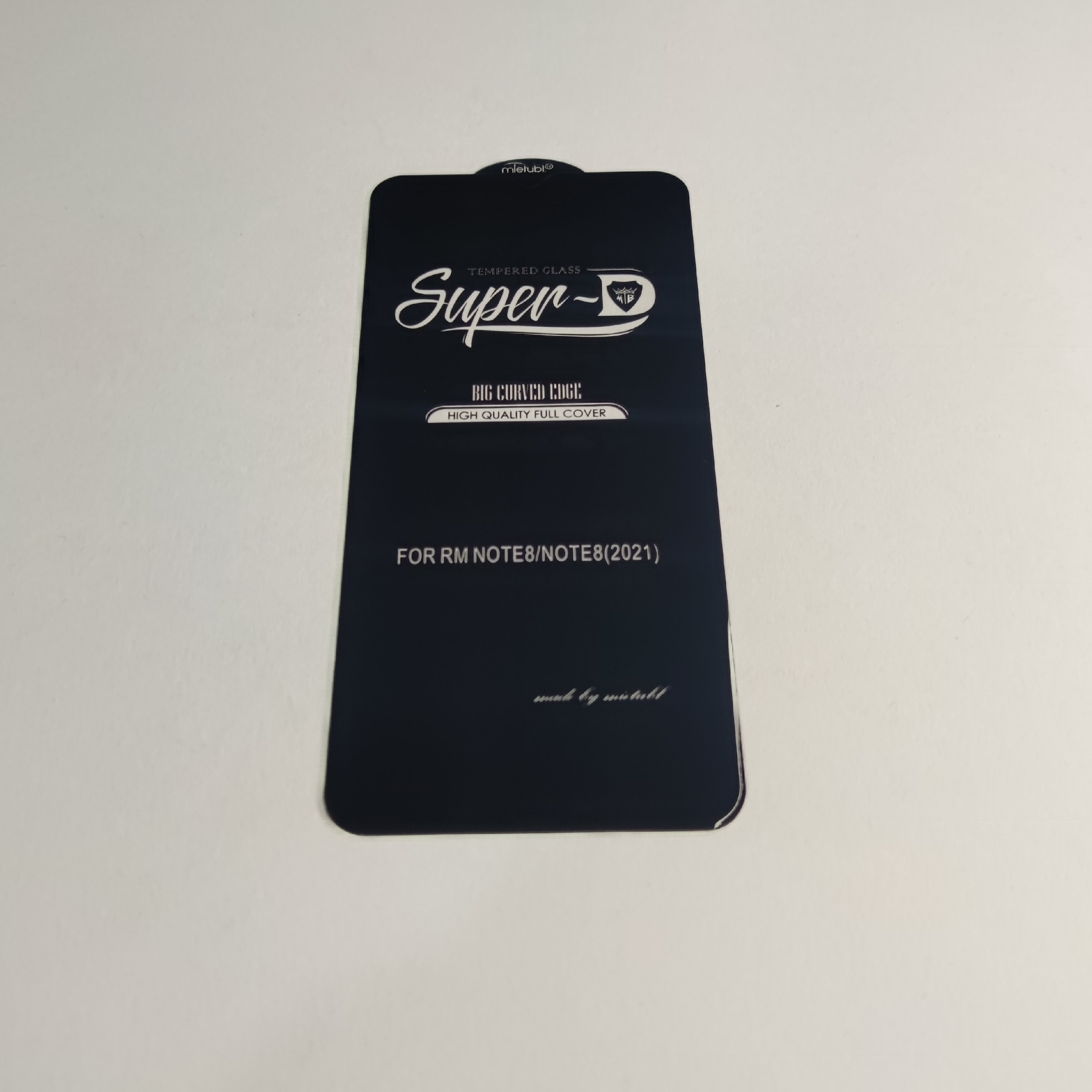 محافظ صفحه نمایش شیشه ای شفاف مدل Super D برند میتوبل مناسب برای گوشی موبایل شیائومی note 8 
