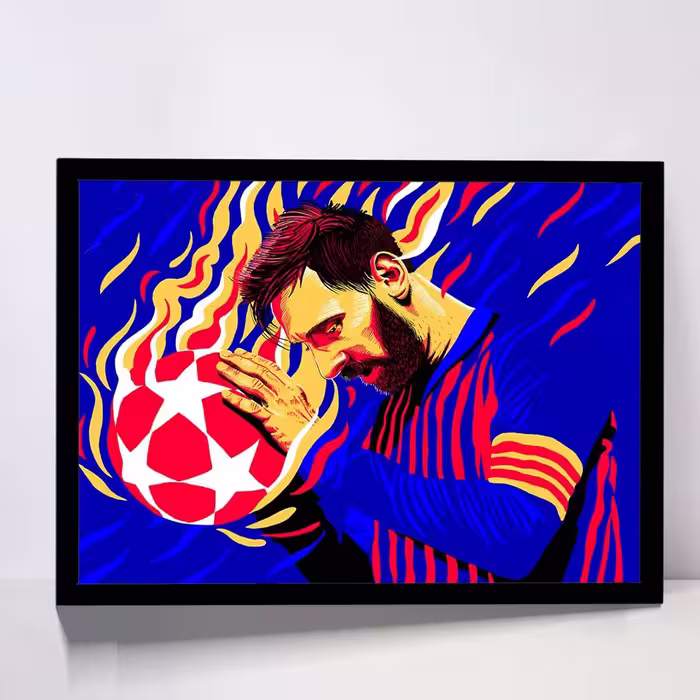 تابلو مدل messi کد F-10014