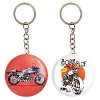 جاکلیدی خندالو مدل موتور سیکلت کد 1034010342 مجموعه 2 عددی