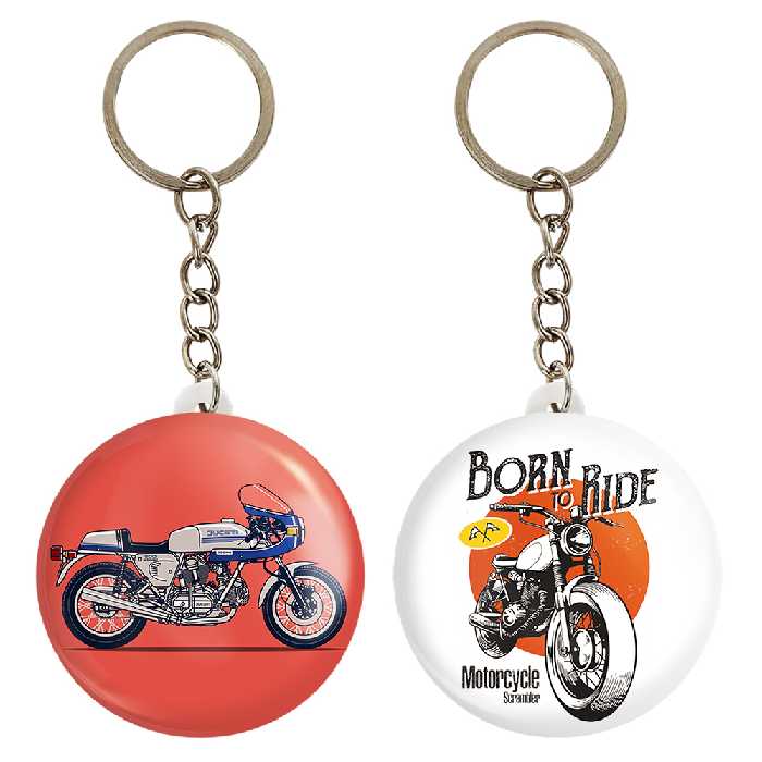 جاکلیدی خندالو مدل موتور سیکلت کد 1034010342 مجموعه 2 عددی