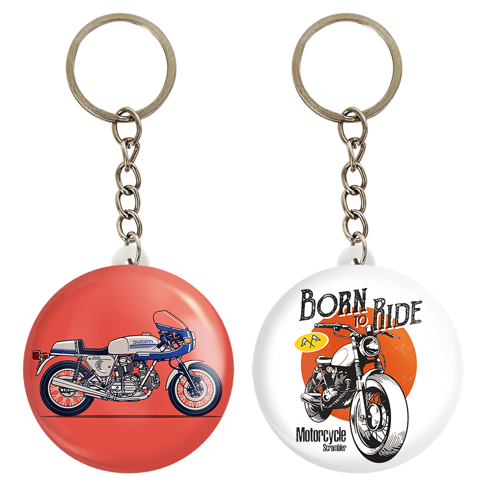 جاکلیدی خندالو مدل موتور سیکلت کد 1034010342 مجموعه 2 عددی