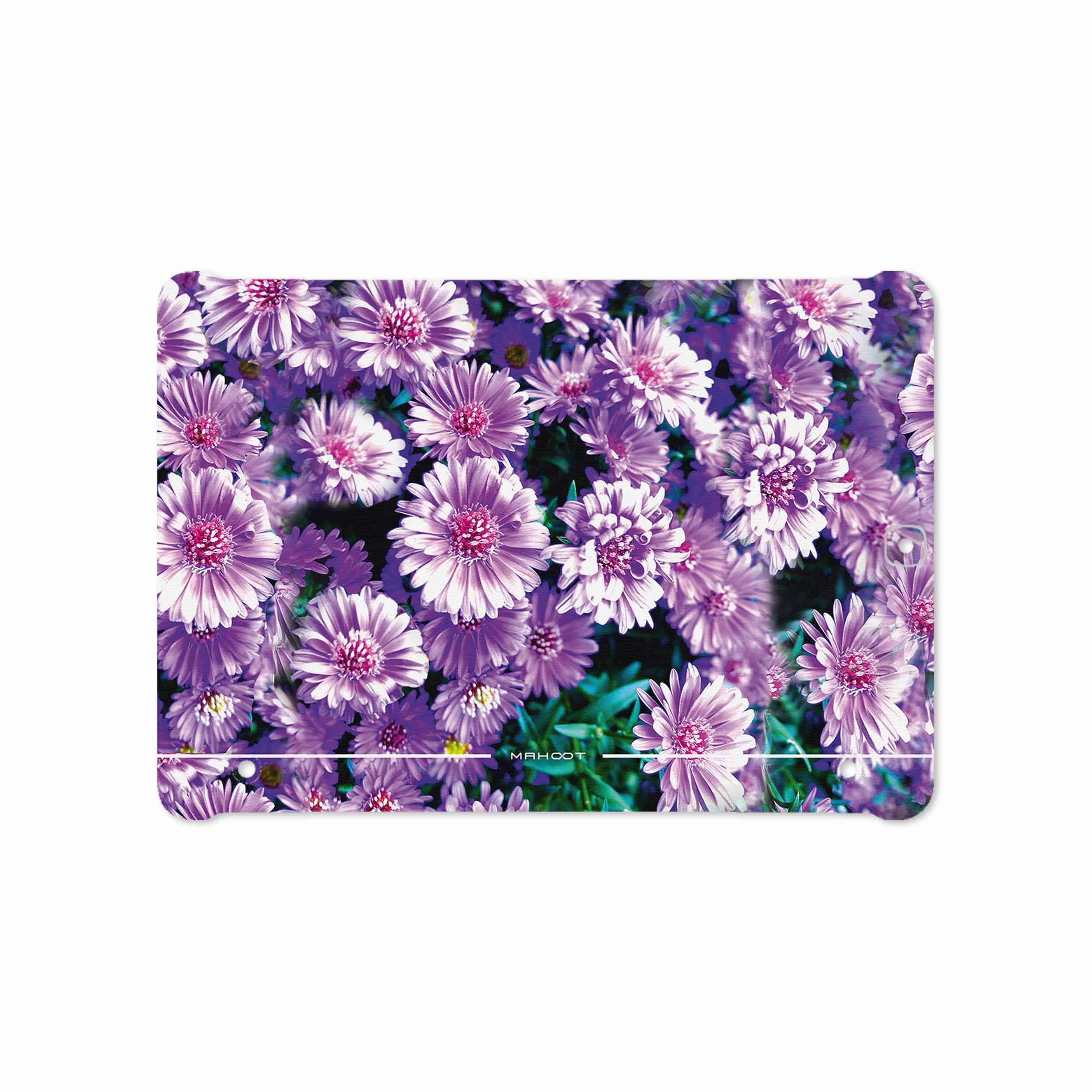 برچسب پوششی ماهوت مدل Purple-Flower مناسب برای تبلت سامسونگ Galaxy Tab S2 9.7 2016 T819N