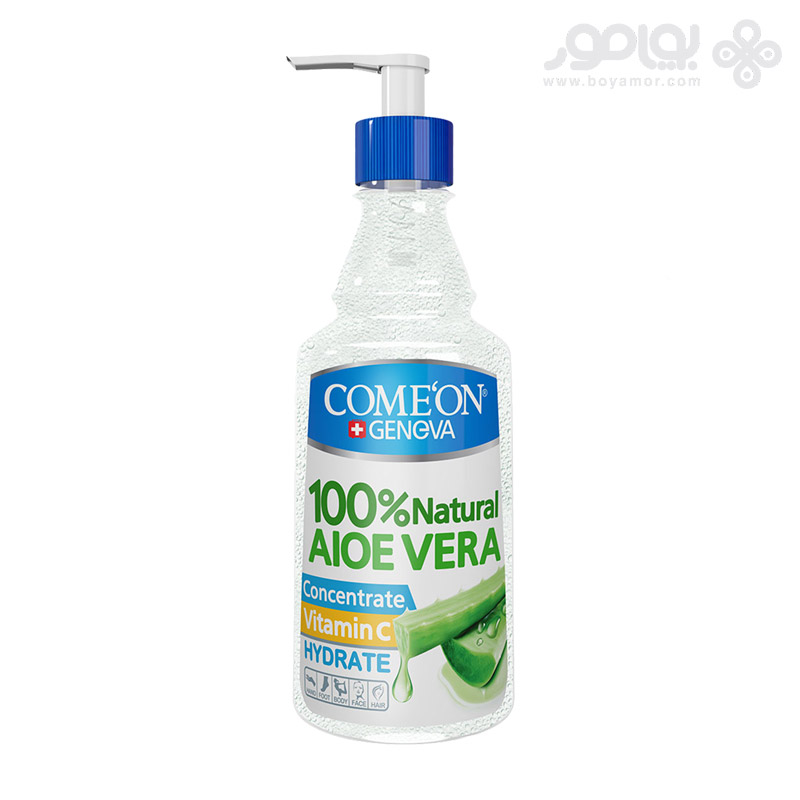 ژل آبرسان آلوئه ورا کامان حاوی ویتامین C حجم 400 میل