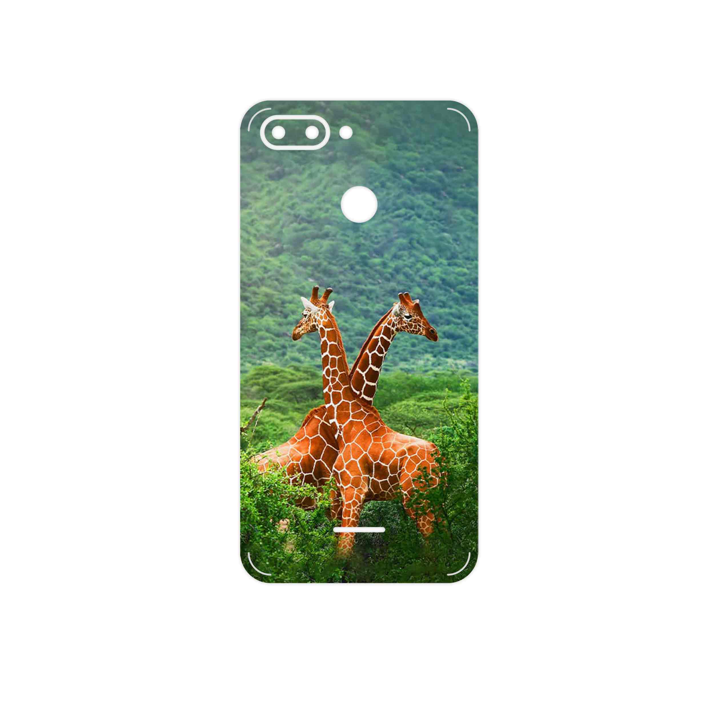 برچسب پوششی ماهوت مدل Giraffe مناسب برای گوشی موبایل شیائومی Redmi 6