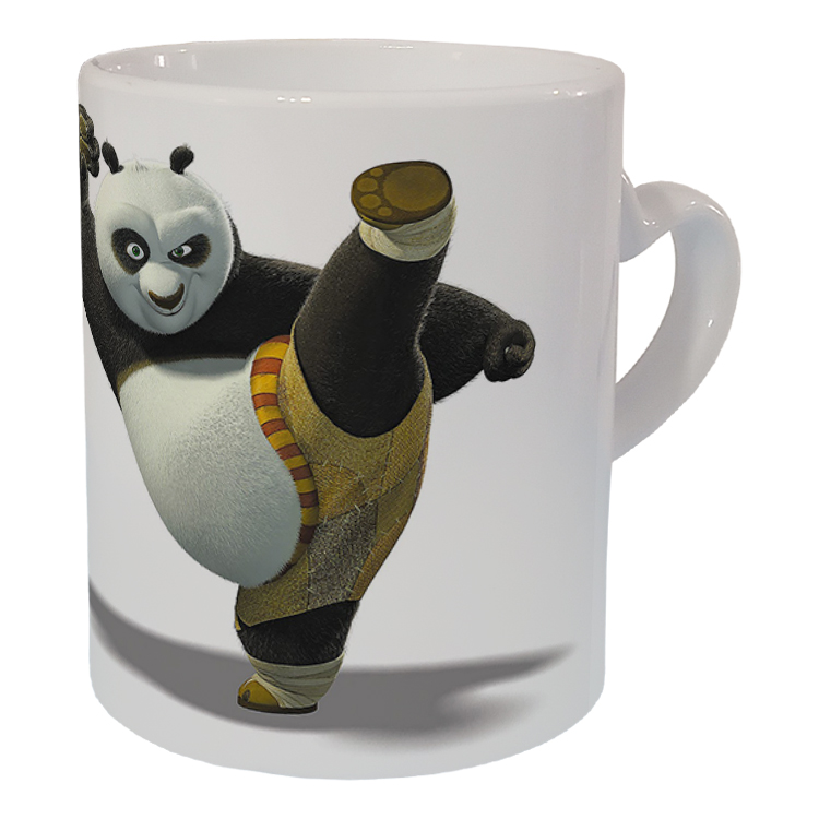 ماگ مدل دسته قلبی طرح پاندا کنگ فو کار کد 40