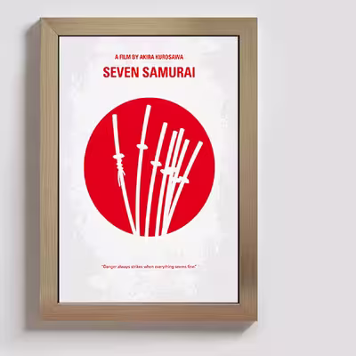 تابلو مدل فیلم هفت سامورایی seven samurai BE014