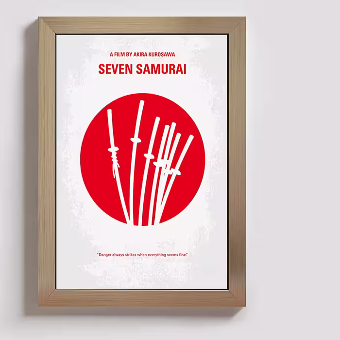 تابلو مدل فیلم هفت سامورایی seven samurai BE014