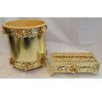 سرویس سطل آشغال و جای دستمال کاغذی درجه1 