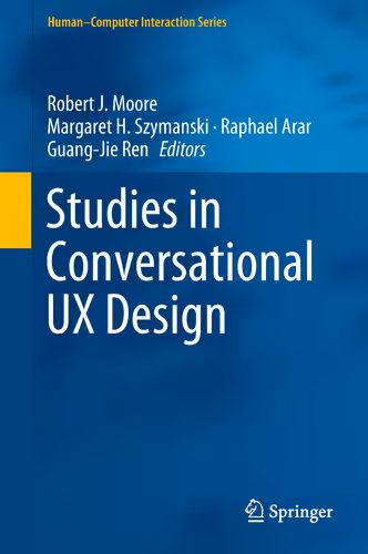 خرید و دانلود نسخه کامل کتاب Studies in Conversational UX Design