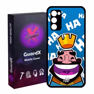 کاور گارد ایکس طرح Clash Royale مدل Glass10036 مناسب برای گوشی موبایل سامسونگ Galaxy S20 FE
