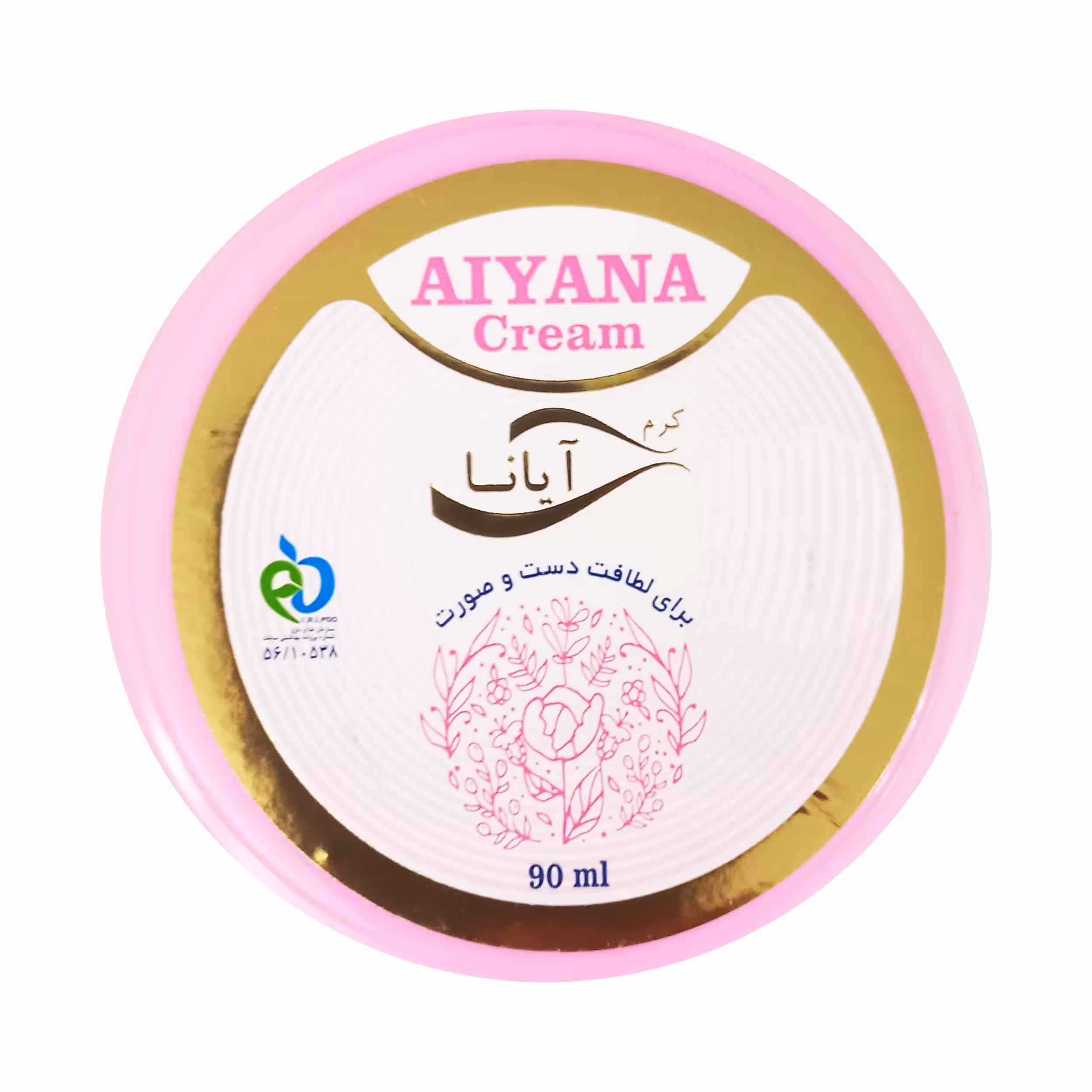 کرم مرطوب کننده آیانا مدل flowers حجم 90 میلی لیتر