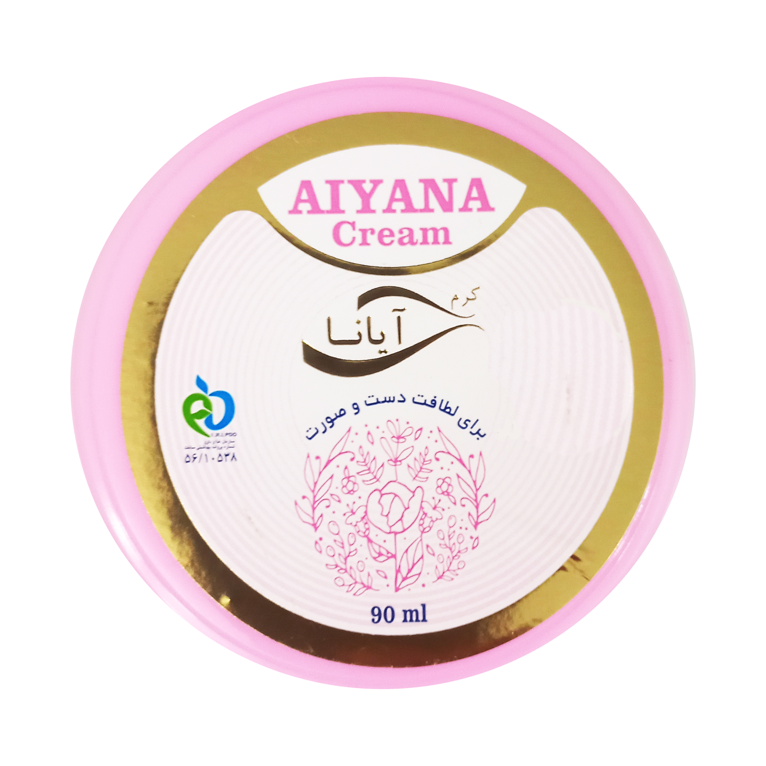 کرم مرطوب کننده آیانا مدل flowers حجم 90 میلی لیتر