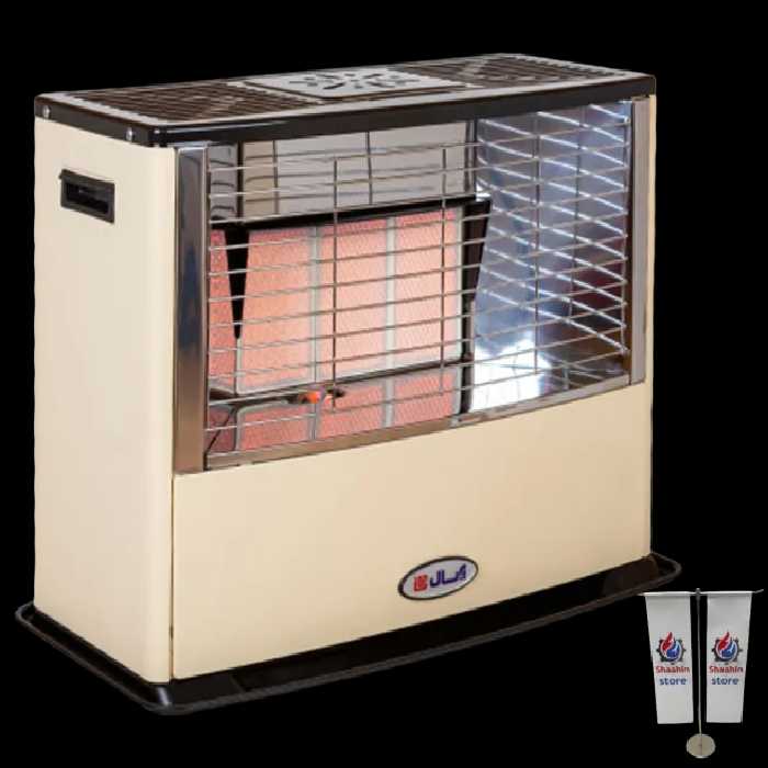 بخاری گازی هوشمند تابشی آبسال مدل 405 بدون دودکش