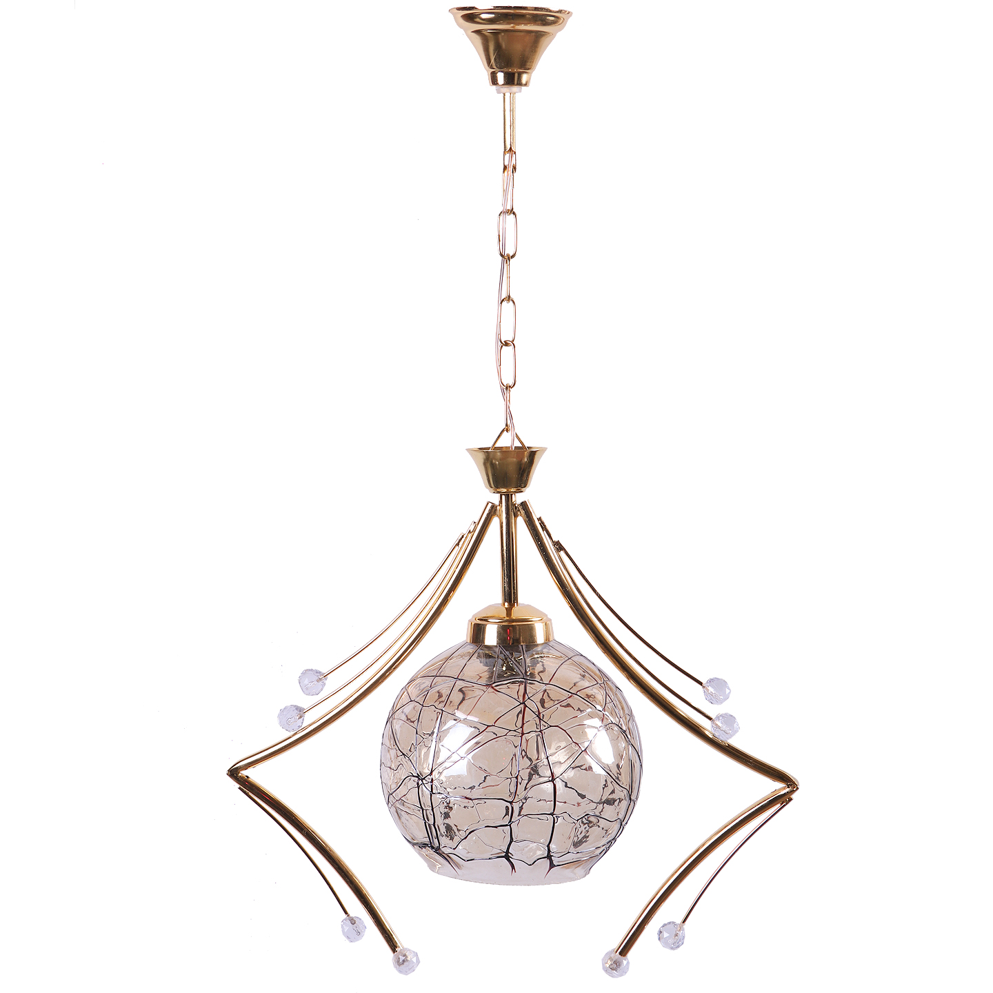 لوستر و چراغ آویزتک شعله سهیل مدل B4