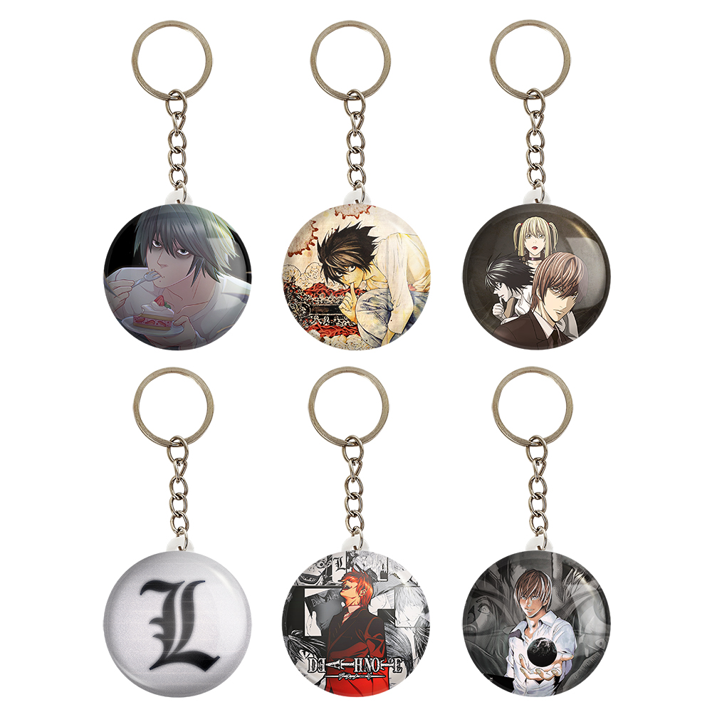 جاکلیدی خندالو مدل انیمه Death Note کد 443B مجموعه 6 عددی