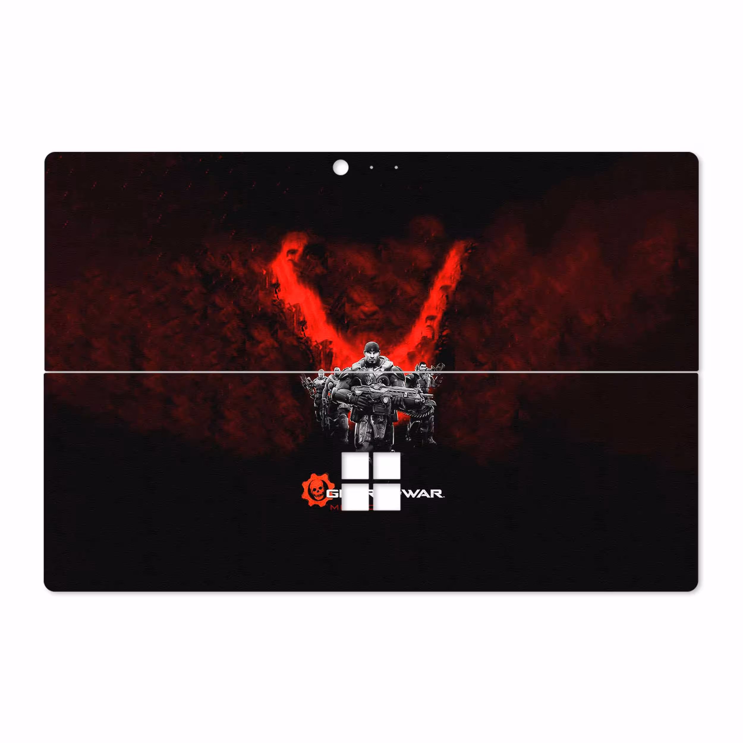 برچسب پوششی ماهوت مدل Gears-Of-War-Game مناسب برای تبلت مایکروسافت Surface Pro 4 2015