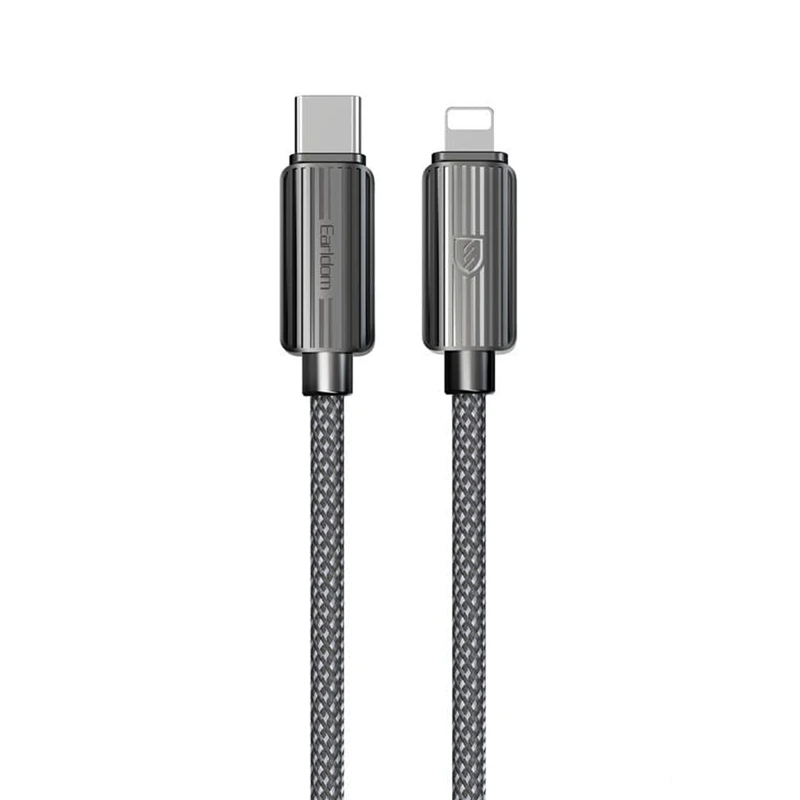 کابل شارژ Type-C به Lightning به طول 1 متر و توان 30 وات از برند ایرلدوم مدل Earldom EC 188C-L (100% اورجینال)