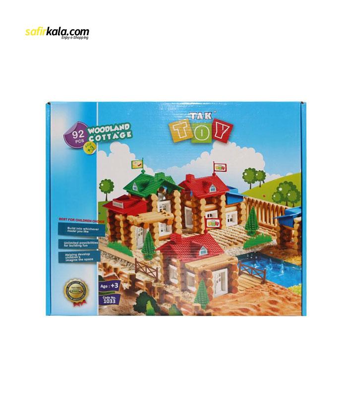 بازی ساختنی92 تکه تک توی مدل کلبه جنگلی1033