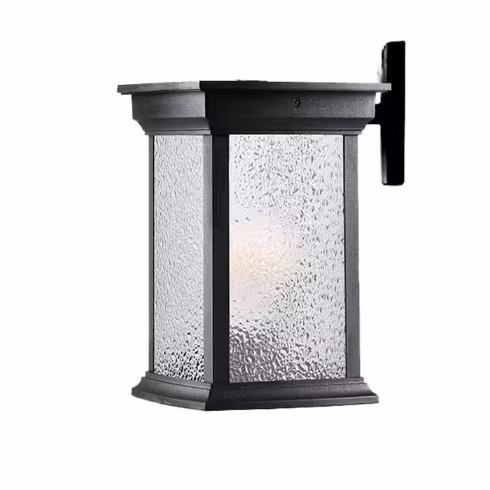 چراغ حیاطی دیواری شفق مدل روشان با شیشه الماسی کد 1071