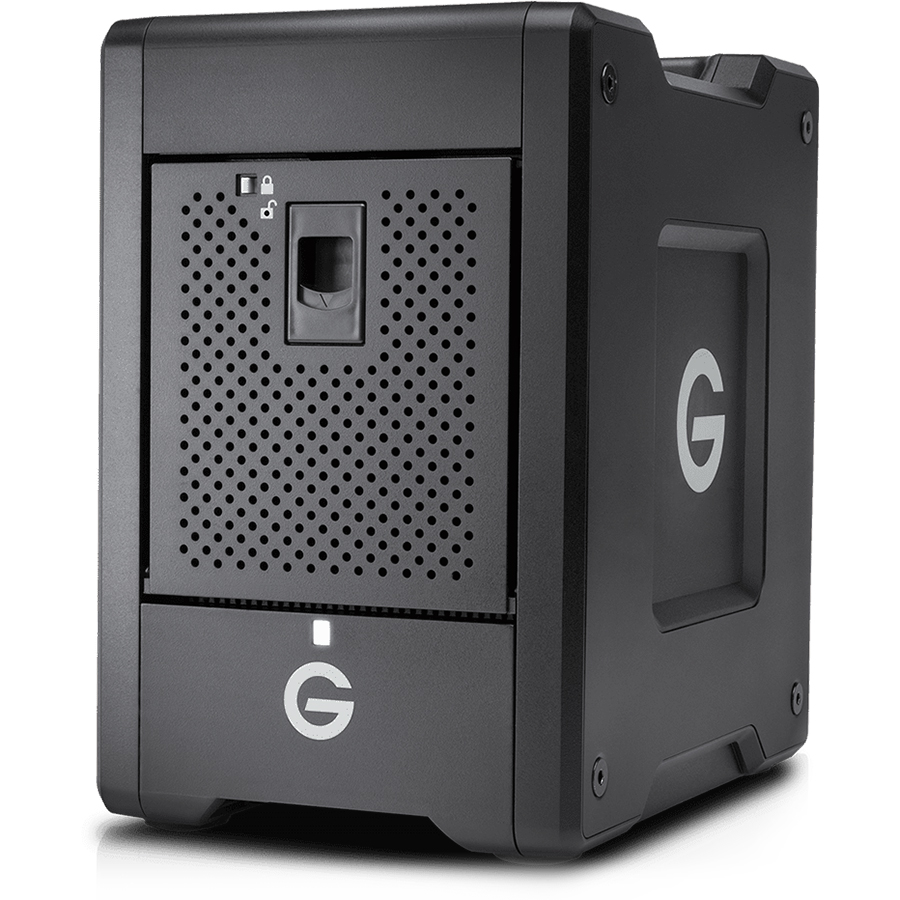 هارد اکسترنال جی تکنولوژی مدل G-RAID Shuttle 4 Thunderbolt 3 & USB-C ظرفیت 80 ترابایت SDPH34H-080T-NBAAB - Hiapple.ir