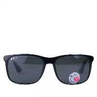 عینک آفتابی ری بن مردانه فریم مشکی مستطیل پلاریزه RB 4232/1