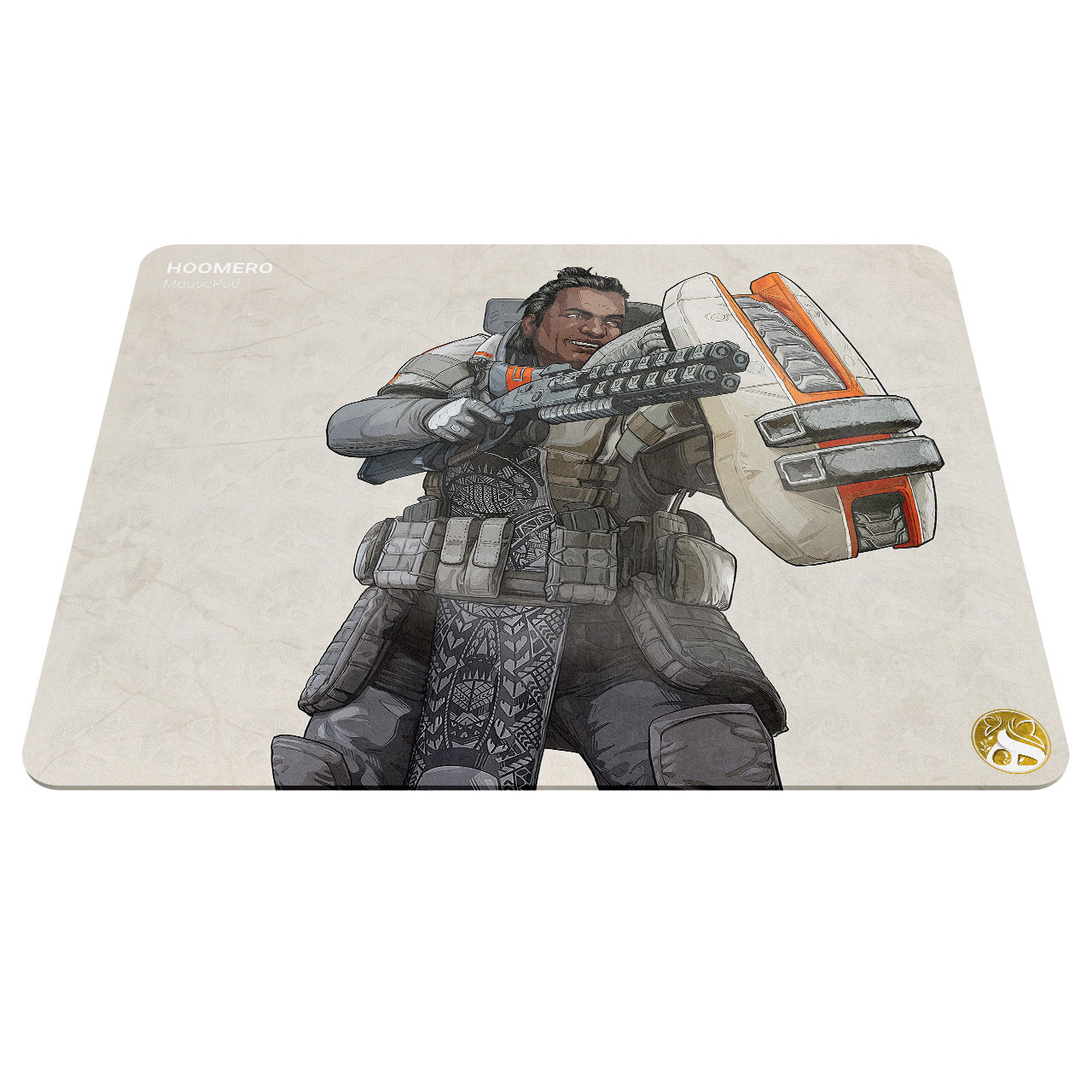 ماوس پد هومرو مدل A6385 طرح Apex Legends