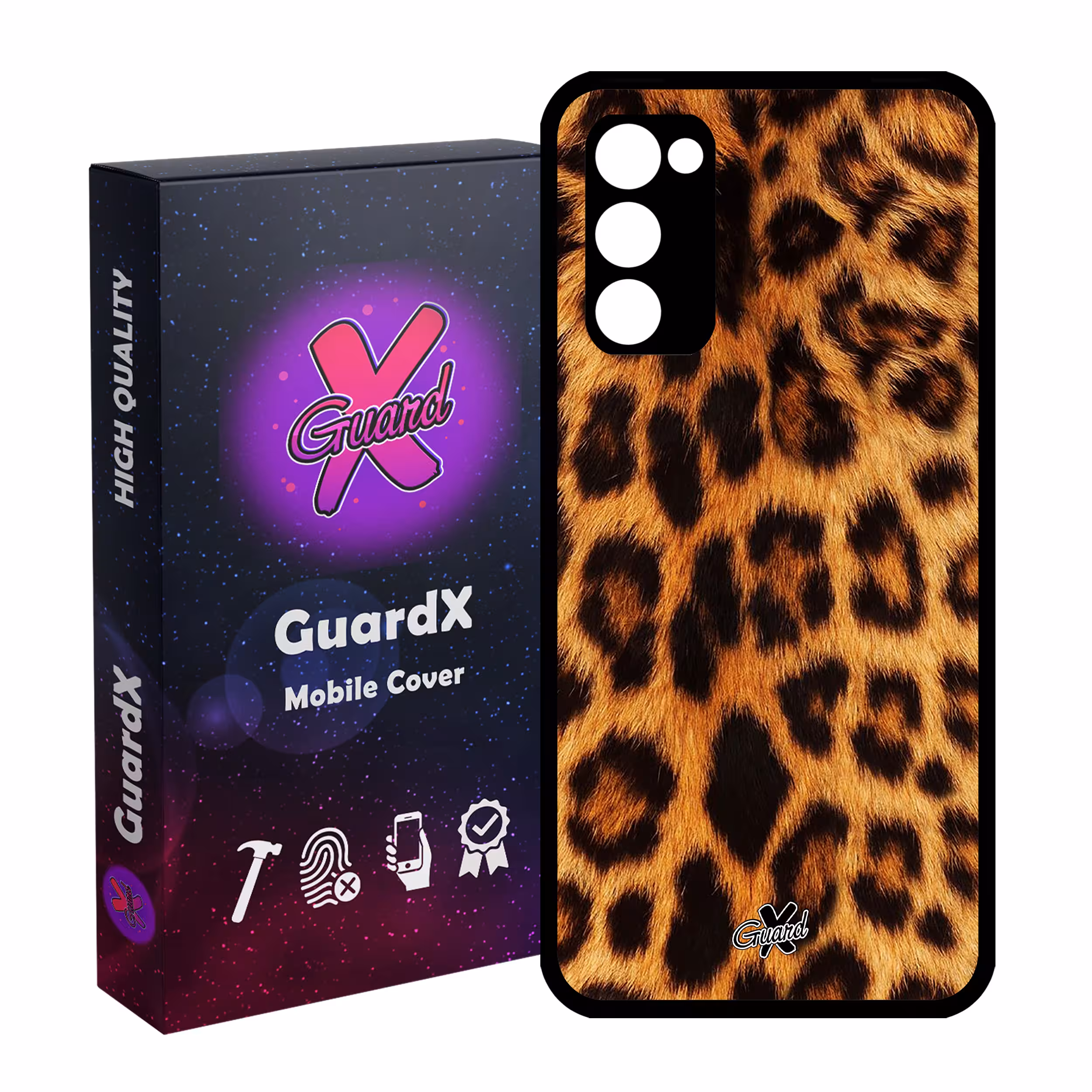 کاور گارد ایکس طرح Leopard مدل Glass10095 مناسب برای گوشی موبایل سامسونگ Galaxy S20 FE