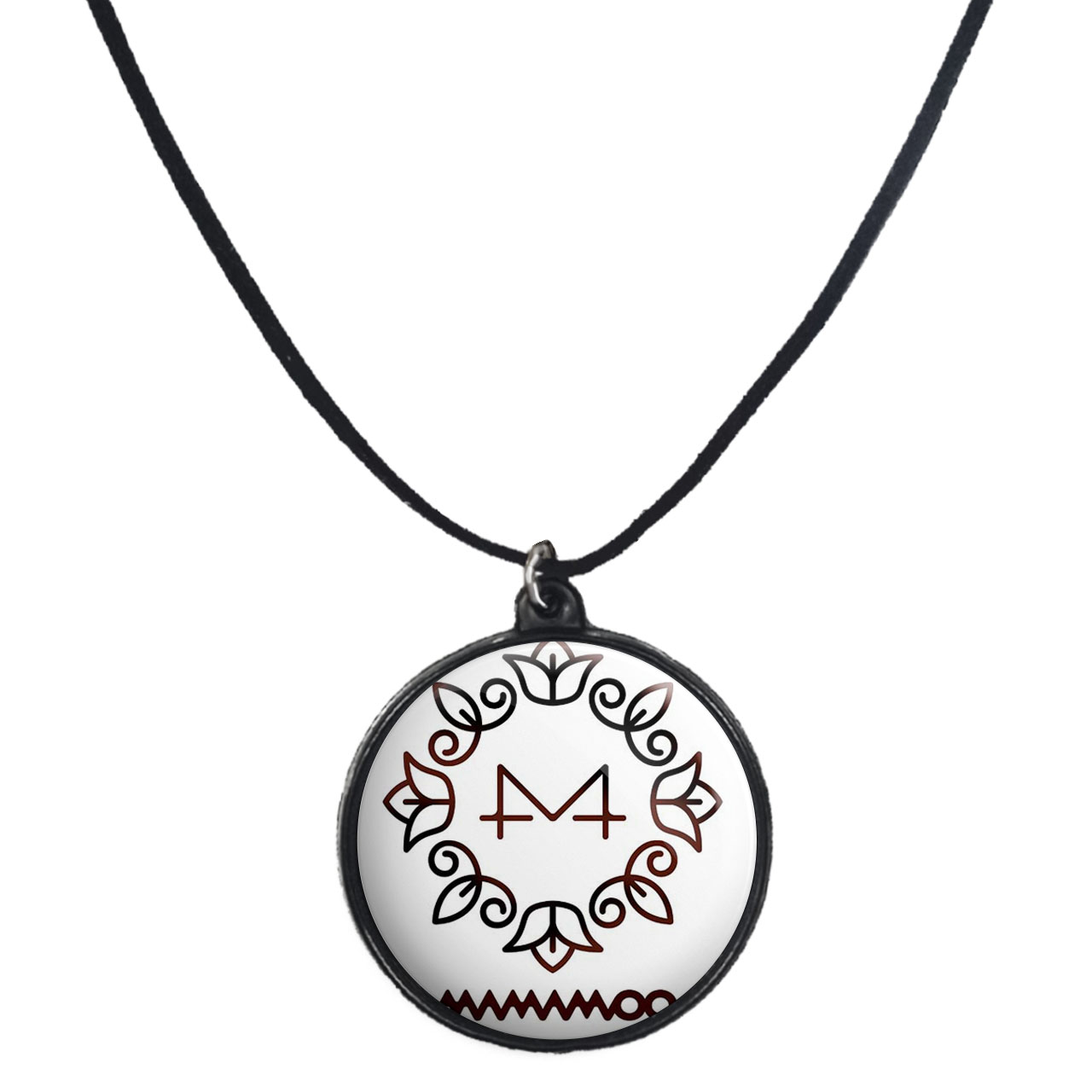 گردنبند پرمانه طرح mamamoo کد pmb.13388 مدل دو طرفه