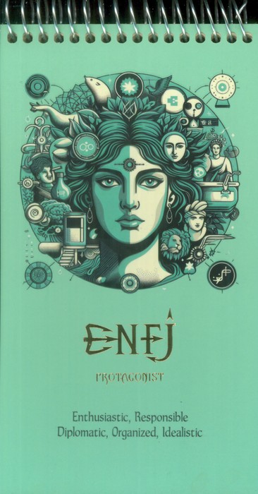 دفتر یادداشت خط دار سرو (ENFJ،کدC-107)،(سیمی) - ناشربوک | خرید آنلاین کتاب