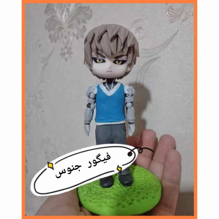 فیگور جنوس از مرد تک مشتی anime one punch man 