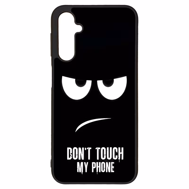 کاور طرح DONT TOUCH MY PHONE کد G-090 مناسب برای گوشی موبایل سامسونگ Galaxy A24 | دیجی قاب دونی