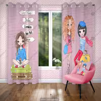 پرده مدل باربی pk-2015