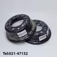رینگ چرخ عقب دو تکه قابلمه ای 18.7.8 لیفتراک کوماتسو برقی 1.5 تن همراه پیچ و مهره