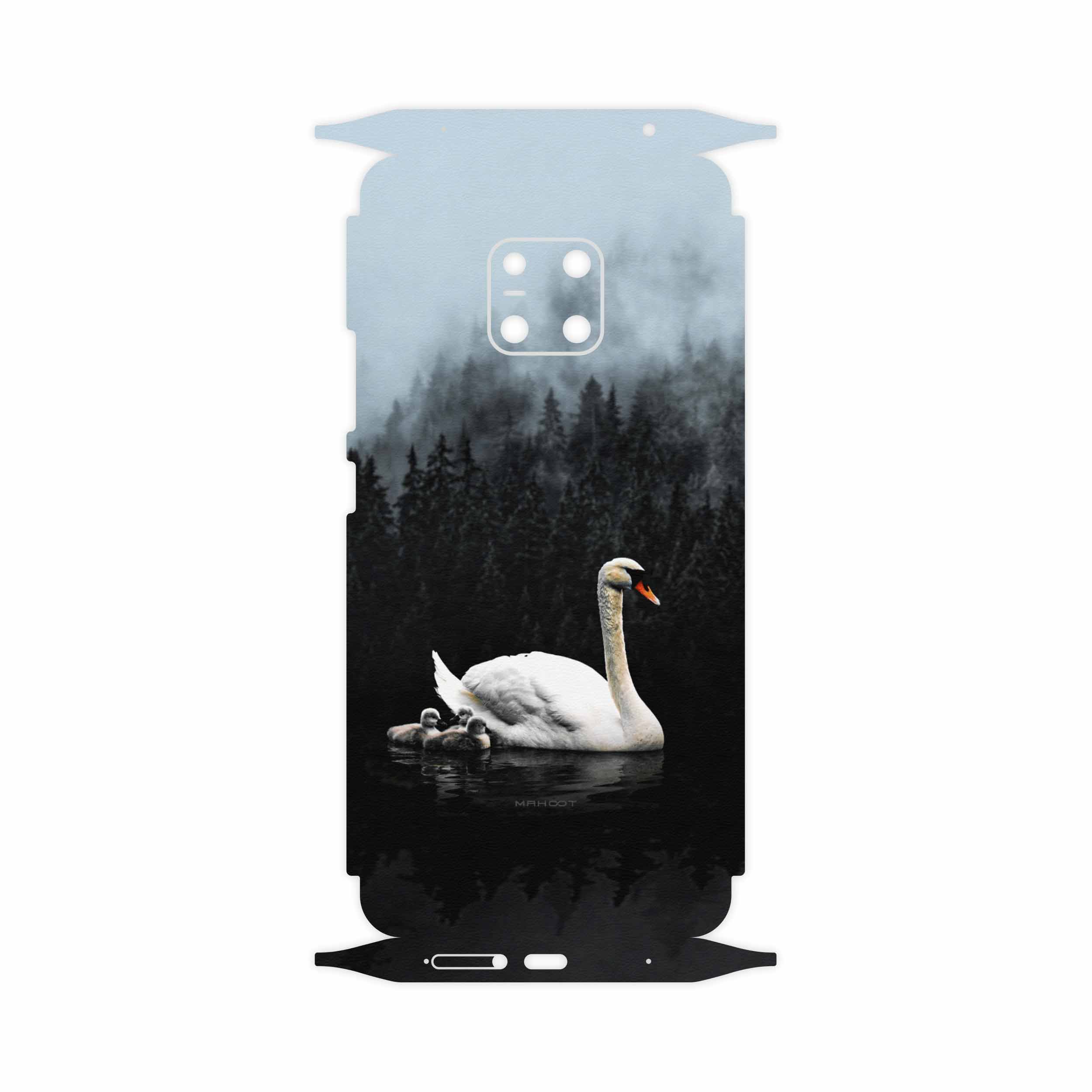 برچسب پوششی ماهوت مدل Swan-Lake-FullSkin مناسب برای گوشی موبایل هوآوی Mate 20 Pro