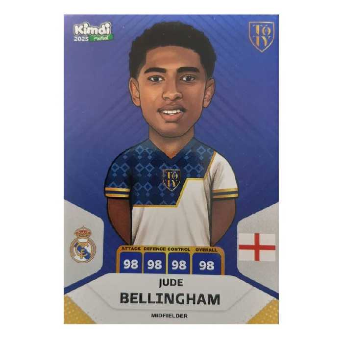 اسباب بازی زینتی کیمدی مدل جود بیلینگام 2025 پریمیوم