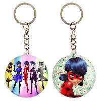 جاکلیدی خندالو مدل دختر کفشدوزکی و پسر گربه ای کد 34383439 مجموعه 2 عددی