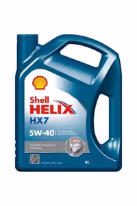 روغن و مکمل موتور HELIX HX7 5W 40 4 لیتر شل اورحینال Shell