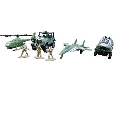 اسباب بازی جنگی مدل پادگان مجموعه 7 عددی