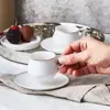 سرویس قهوه خوری 4 پارچه کاراجا مدل nakkas beyaz