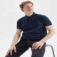 تی شرت یقه پولو آبی مردانه آستین کوتاه Nautica