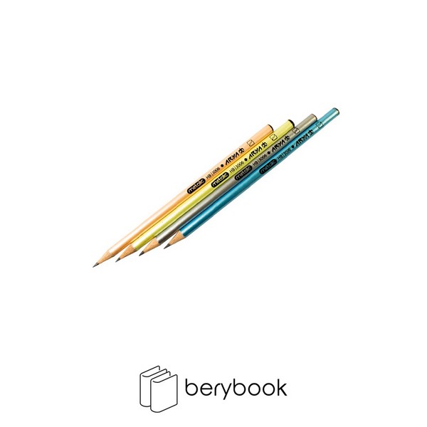 arya / آریا / مداد مشکی / متالیک / آبی / صورتی / زرد / طوسی / 3006