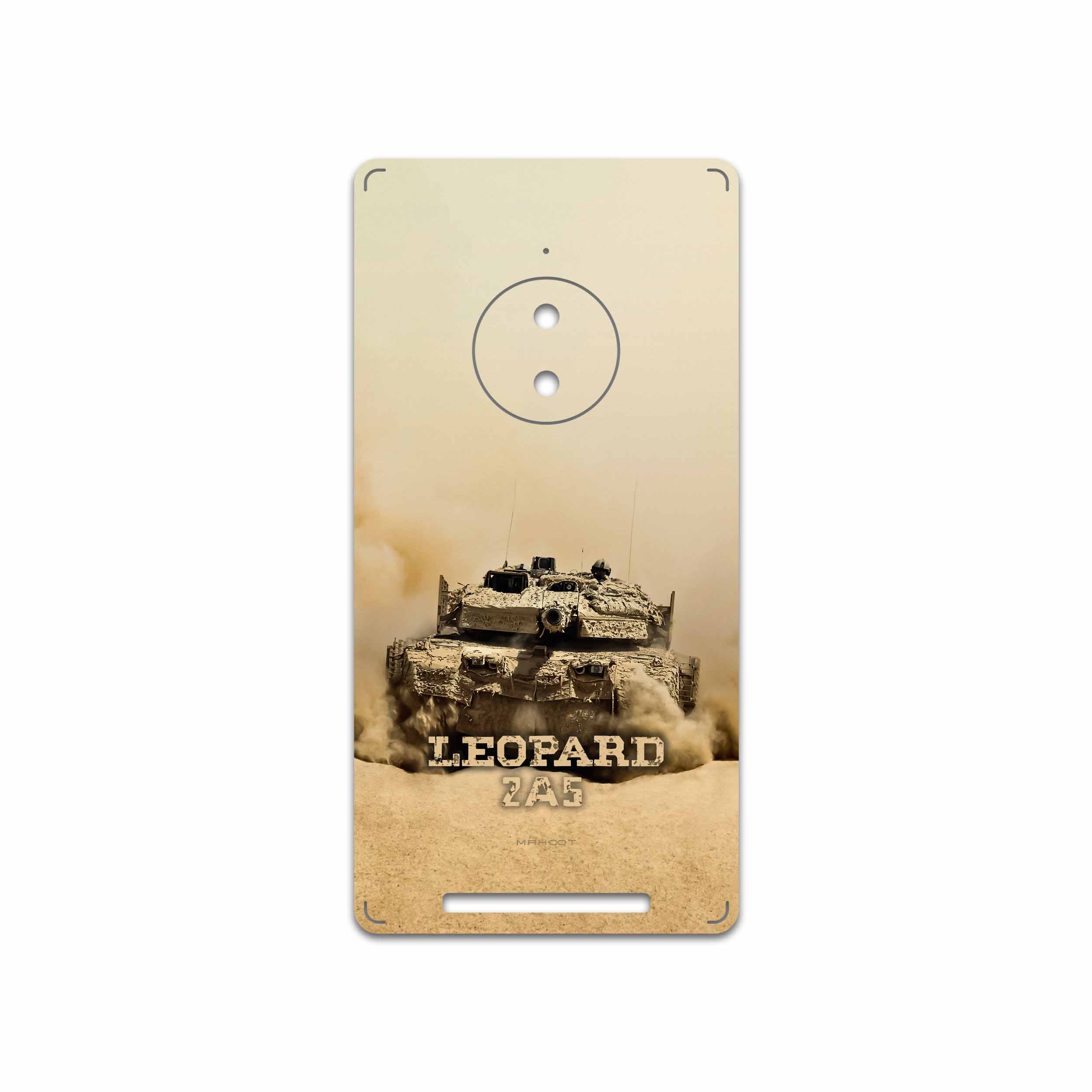 برچسب پوششی ماهوت مدل Leopard 2A5 tank مناسب برای گوشی موبایل نوکیا Lumia 830