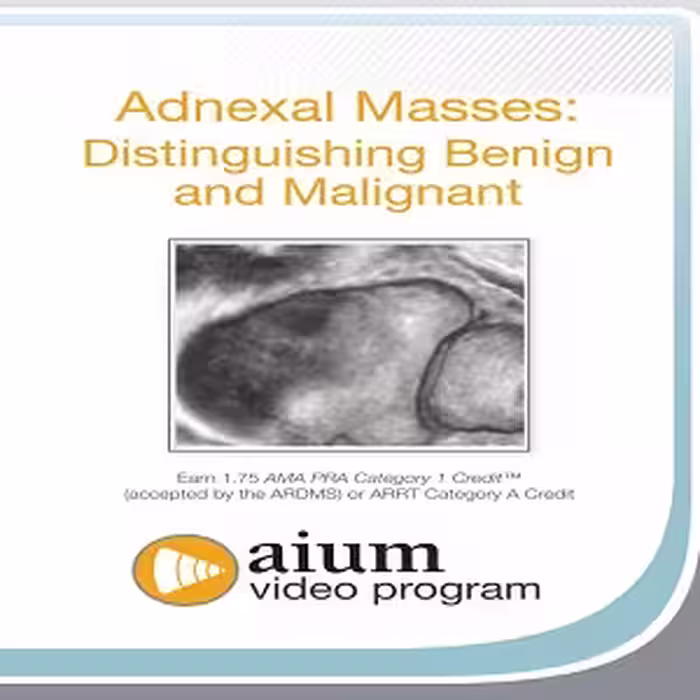 Adnexal Masses: Distinguishing Benign and Malignant at 18€ - کتاب پزشکی بهار